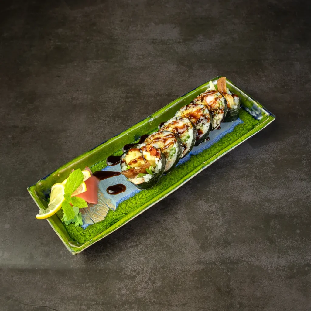 Futomaki Ebiten 6 szt. — Sushi w Sushi Show & Ramen Star, Kraków